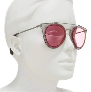 VALENTINO 53mm Solid Cat Eye Sunglasses